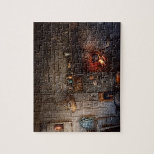 Chef - Kitchen - Thuis voor de feestdagen Legpuzzel (Verticaal)