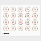 Chef Kitten Bakery Ronde Sticker (Vel)