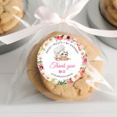 Chef Kitten Bakery Thank you Ronde Sticker