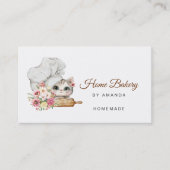 Chef Kitten Bakery Visitekaartje (Voorkant)