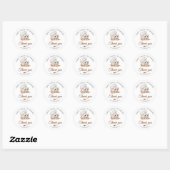 Chef Kitten Bakkerij Bedankt Ronde Sticker (Vel)
