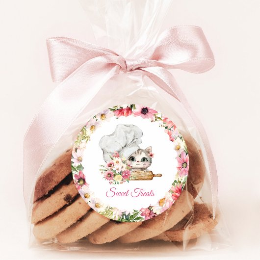 Chef Kitten Bakkerij Ronde Sticker