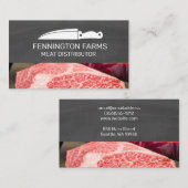 Chef Knife | Chalkboard | Steenvlees Visitekaartje (Voorkant / Achterkant)