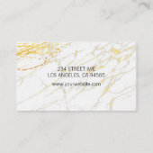 Chef Knife en Whisk | Goudmarmer Visitekaartje (Achterkant)