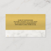 Chef Knife | Goudtextiel Visitekaartje (Achterkant)