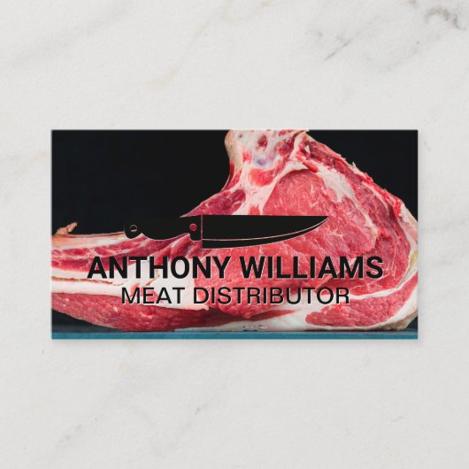 Chef Knife | Steak Visitekaartje (Voorkant)