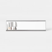 Chef Knives Bureau Naambordje (Voorkant)