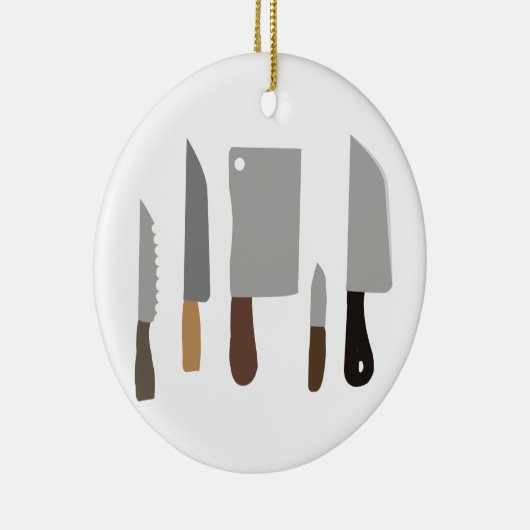 Chef Knives Keramisch Ornament (Rechts)