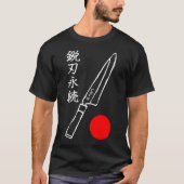 Chef Knives om Gyuto te gaan T-shirt (Voorkant)