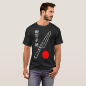 Chef Knives om Gyuto te gaan T-shirt (Voorkant volledig)