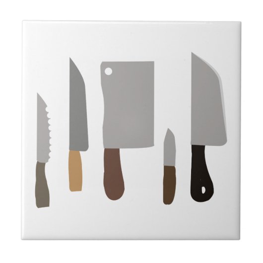 Chef Knives Tegeltje (Voorkant)
