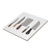 Chef Knives Tegeltje (Zijkant)