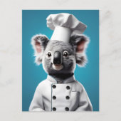 Chef Koala Briefkaart (Voorkant)