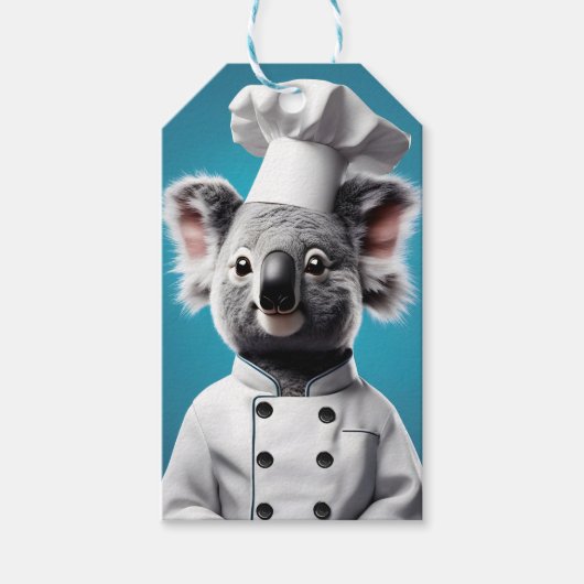 Chef Koala Cadeaulabel (Voorkant)
