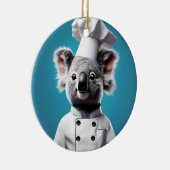 Chef Koala Keramisch Ornament (Rechts)