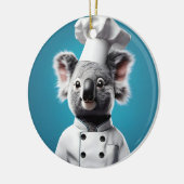 Chef Koala Keramisch Ornament (Links)