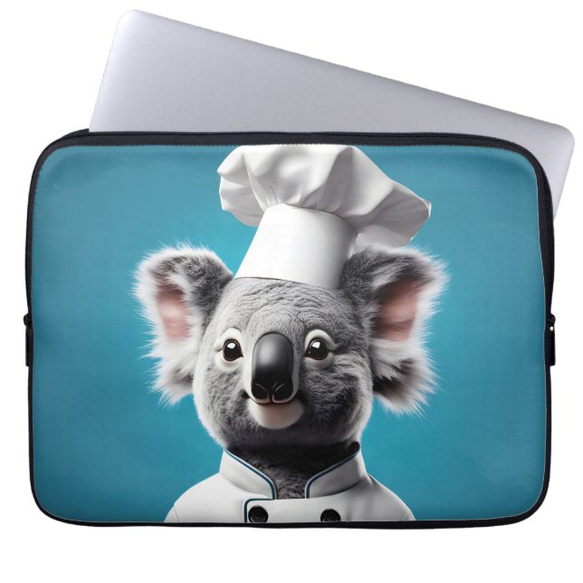 Chef Koala Laptop Sleeve (Voorkant)