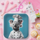 Chef Koala Papieren Bordje (Feest)