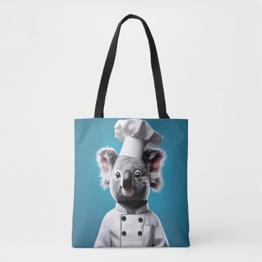 Chef Koala Tote Bag (Voorkant)