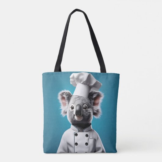 Chef Koala Tote Bag (Achterkant)