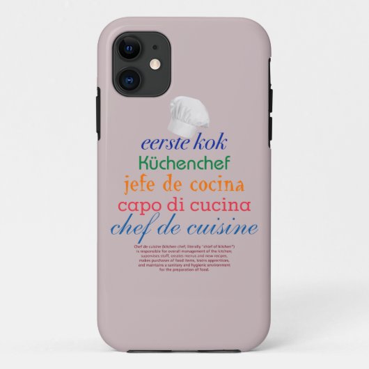 chef-koepel Case-Mate iPhone case (Achterkant)