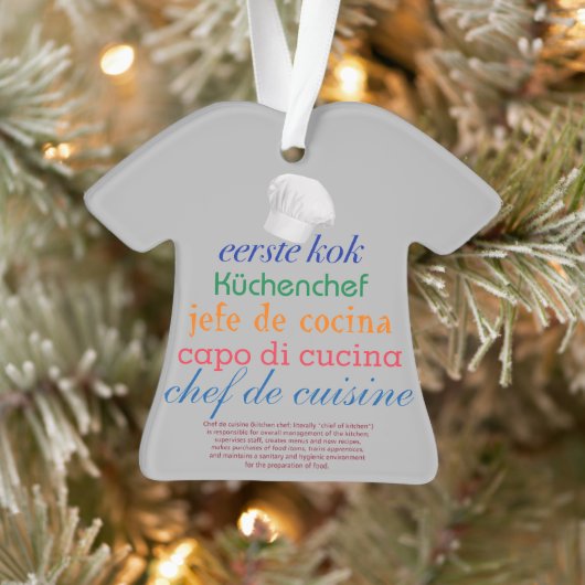 chef-koepel ornament (Boom)