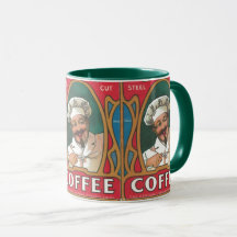 Chef koffie art nouveau keuken vintage