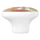 Chef-koffie -  hoofdkeuken keramische knop (Zijkant)