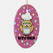 chef-kok 2 keramisch ornament (Rechts)