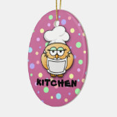 chef-kok 2 keramisch ornament (Links)