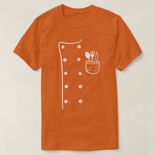 Chef-kok 2 t-shirt (Design voorkant)