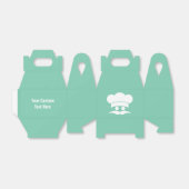 Chef-kok aangepaste kleur gunst vak bedankdoosjes (Uitgevouwen)