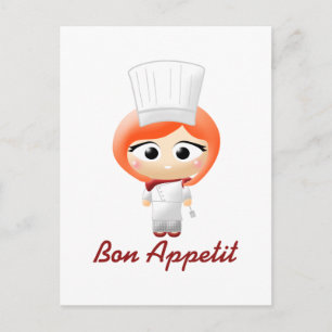 Chef-kok Briefkaart