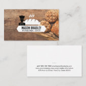 chef-kok | culinaire kunsten | bakker visitekaartje (Voorkant / Achterkant)