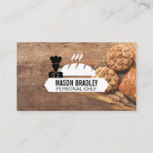 chef-kok | culinaire kunsten | bakker visitekaartje (Voorkant)