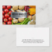 chef-kok | Culinaire kunsten | Groenten produceren Visitekaartje (Voorkant / Achterkant)