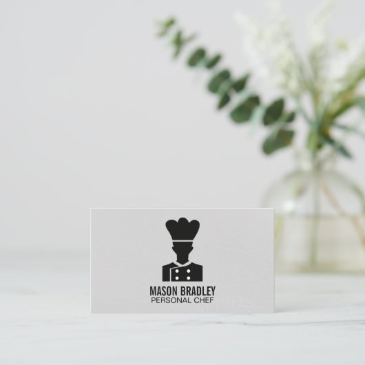 chef-kok | Culinaire kunsten Visitekaartje (Staand voorkant)