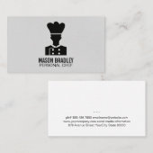 chef-kok | Culinaire kunsten Visitekaartje (Voorkant / Achterkant)