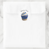 chef-kok Cupcake Ronde Sticker (Tas)