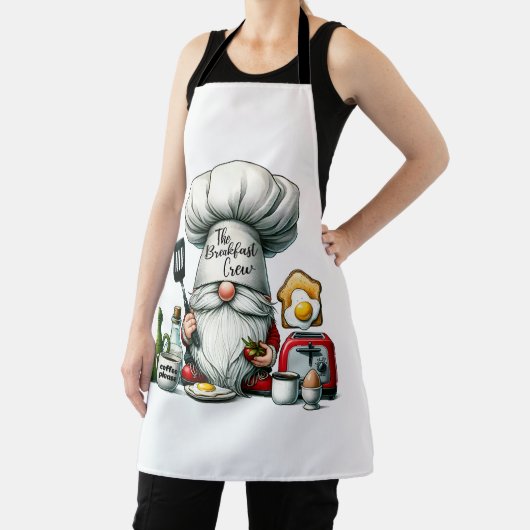 Chef-kok Gnome, de ontbijtploeg Schort (Insitu)