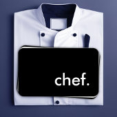 Chef-kok. (kleur aanpasbaar) visitekaartje