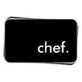 Chef-kok. (kleur aanpasbaar) visitekaartje