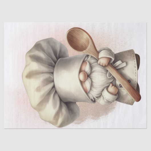Chef-kok Kookkabouter Tissuepapier (Voorkant)