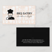 Chef-kok Logo | Keukenpatronen Visitekaartje (Voorkant / Achterkant)