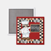 chef-kok magneet (Voorkant / Achterkant)