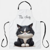 Chef-kok met chef-kok schort (Voorkant)