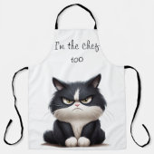 Chef-kok met chef-kok schort (Voorkant)