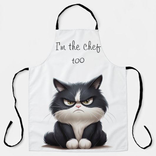 Chef-kok met chef-kok schort (Voorkant)