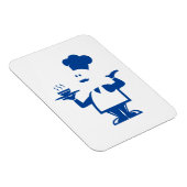 Chef-kok met een kom soep magneet (Rechterzijde)