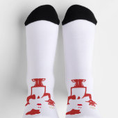 Chef-kok met een kom soep sokken (Top)